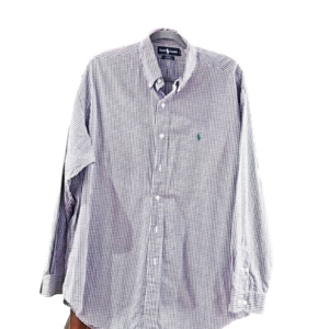 Polo Ralph Lauren Blake Shirt Purple checkered Size xl